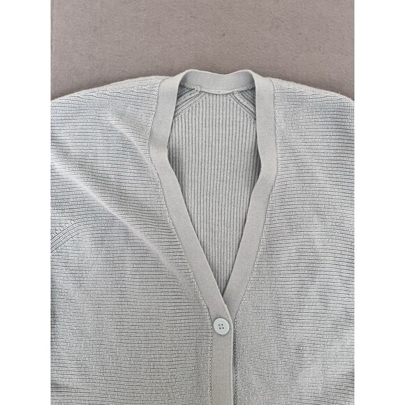 Women's Cream Cardigan Sweater - Picture 3 of 8